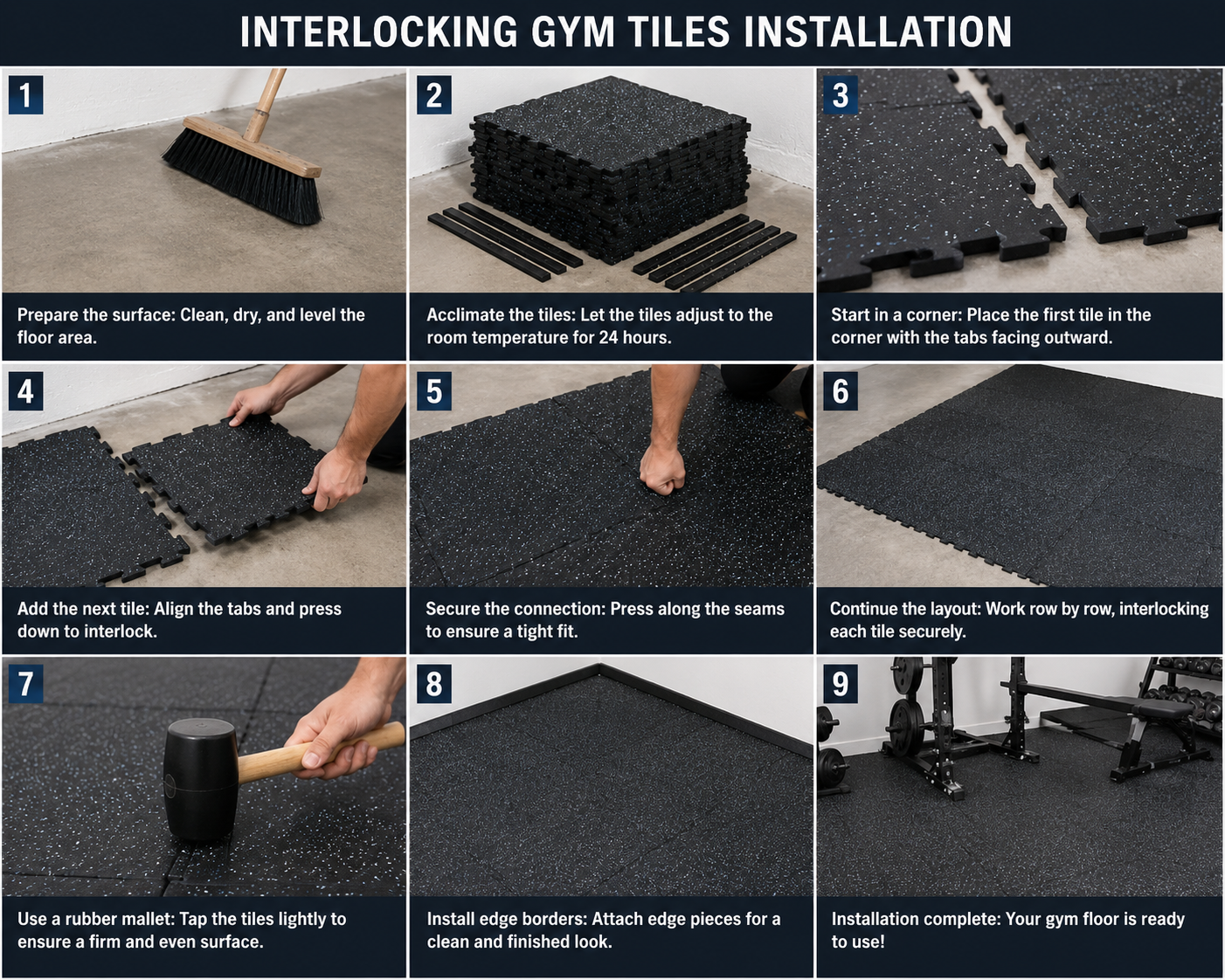 Do Interlocking Gym Tiles Need Glue?