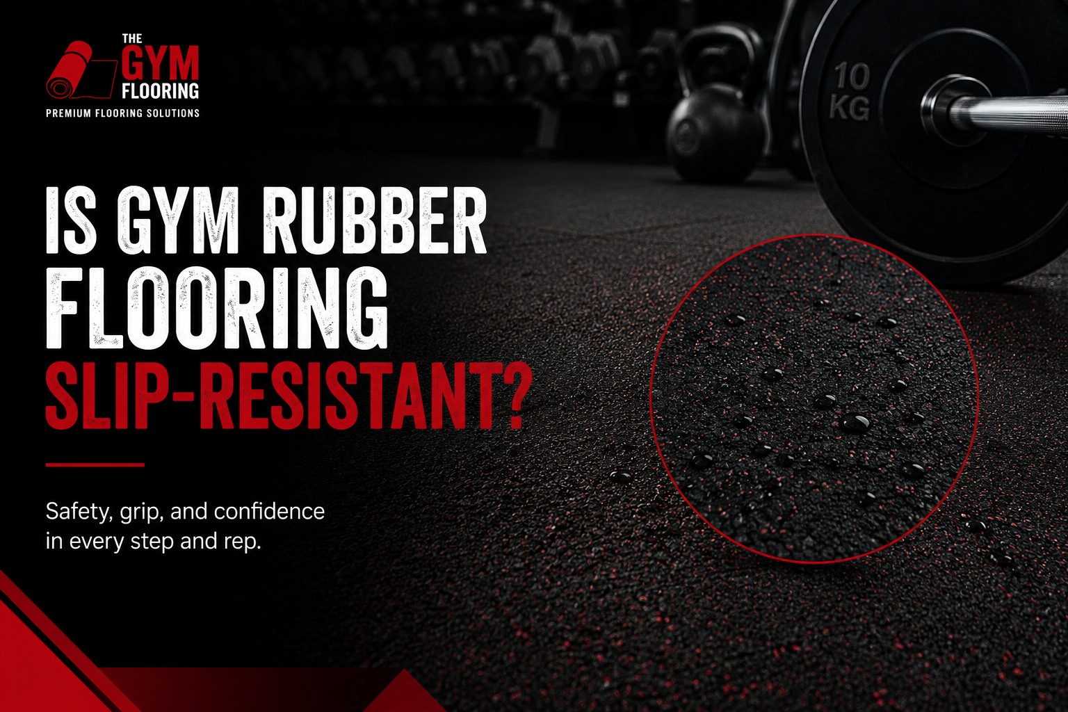 Is Gym Rubber Flooring Slip-Resistant?