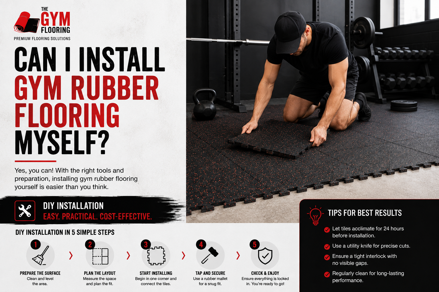 Can I Install Gym Rubber Flooring Myself?
